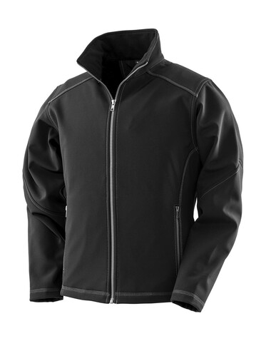 Result Women`s Treble Stitch Softshell, Black, S bedrucken, Art.-Nr. 099331013