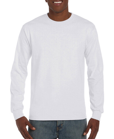 Gildan Hammer™ Adult Long Sleeve T-Shirt, White, 2XL bedrucken, Art.-Nr. 101090005