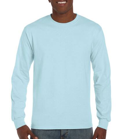 Gildan Hammer™ Adult Long Sleeve T-Shirt, Chambray, 3XL bedrucken, Art.-Nr. 101093176