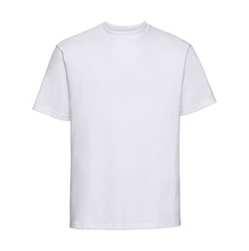 Russell Europe Authentic Heavyweight T, White, S bedrucken, Art.-Nr. 102000003