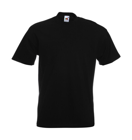 Fruit of the Loom Super Premium Tee, Black, M bedrucken, Art.-Nr. 102011014