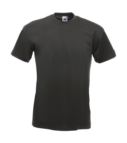 Fruit of the Loom Super Premium Tee, Light Graphite, M bedrucken, Art.-Nr. 102011354