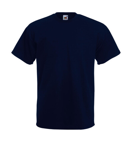 Fruit of the Loom Super Premium Tee, Deep Navy, 2XL bedrucken, Art.-Nr. 102012027