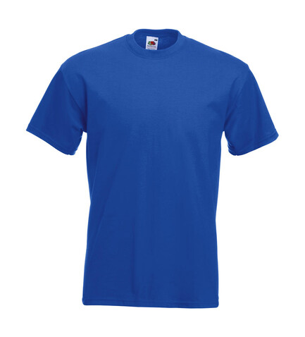 Fruit of the Loom Super Premium Tee, Royal, S bedrucken, Art.-Nr. 102013003