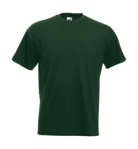 Fruit of the Loom Super Premium Tee, Bottle Green, 2XL bedrucken, Art.-Nr. 102015407