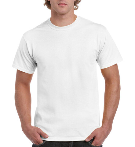 Gildan Ultra Cotton Adult T-Shirt, White, 5XL bedrucken, Art.-Nr. 102090000