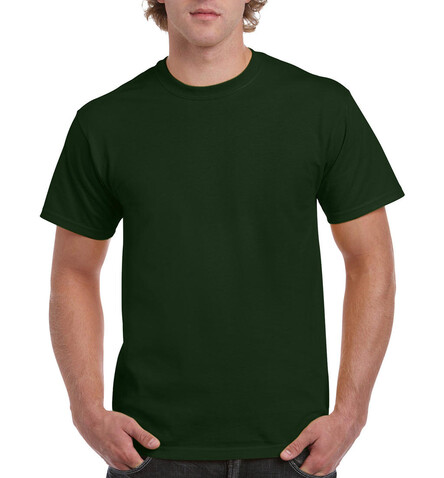 Gildan Ultra Cotton Adult T-Shirt, Forest Green, M bedrucken, Art.-Nr. 102095414