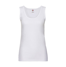 Fruit of the Loom Ladies` Valueweight Vest, White, XS bedrucken, Art.-Nr. 105010002 Fruit of the Loom Ladies` Valueweight Vest, White, XS bedrucken, Art.-Nr. 105010002