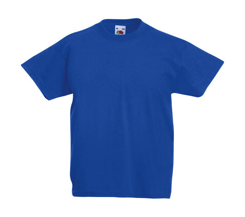 Fruit of the Loom Kids` Original T, Royal, 152 (12-13) bedrucken, Art.-Nr. 108013007