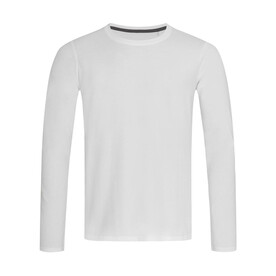 Stedman Stretch-T Long Sleeve for men, White, S bedrucken, Art.-Nr. 110050003