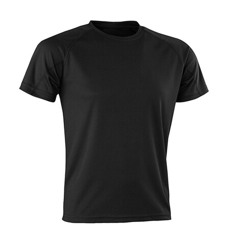 Result Aircool Tee, Black, XS bedrucken, Art.-Nr. 110331011