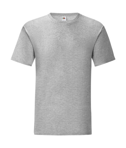 Fruit of the Loom Iconic 150 T, Heather Grey, 3XL bedrucken, Art.-Nr. 111011236