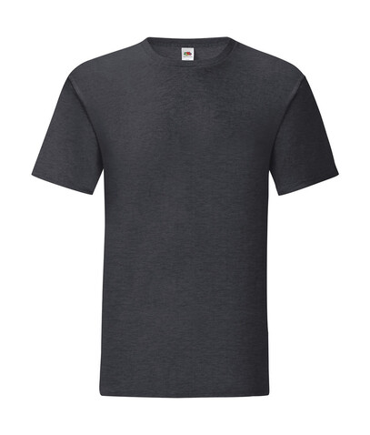 Fruit of the Loom Iconic 150 T, Dark Heather Grey, 2XL bedrucken, Art.-Nr. 111011265