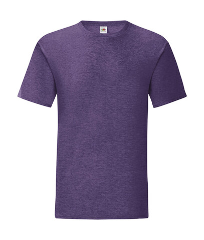 Fruit of the Loom Iconic 150 T, Heather Purple, XL bedrucken, Art.-Nr. 111013464