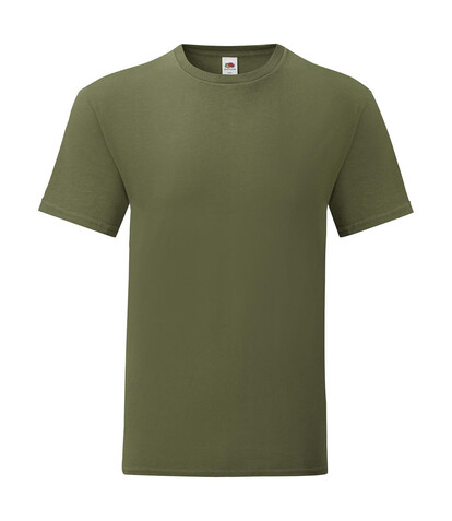 Fruit of the Loom Iconic 150 T, Classic Olive, S bedrucken, Art.-Nr. 111015331