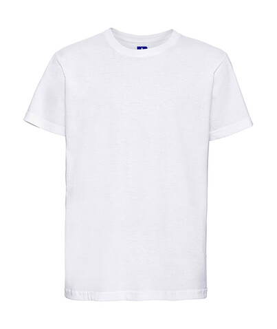 Russell Europe Kids` Slim T-Shirt, White, 3XL (164/13-14) bedrucken, Art.-Nr. 112000008