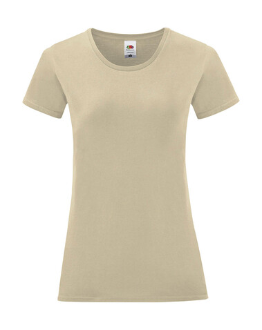 Fruit of the Loom Ladies` Iconic 150 T, Natural, 2XL bedrucken, Art.-Nr. 112010087