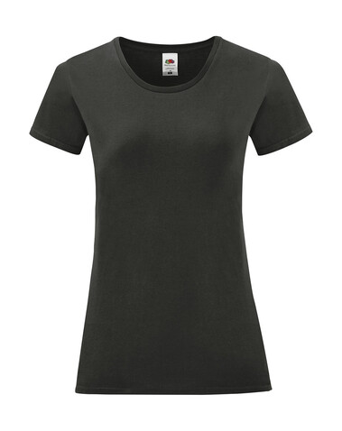 Fruit of the Loom Ladies` Iconic 150 T, Light Graphite, M bedrucken, Art.-Nr. 112011354