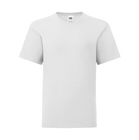 Fruit of the Loom Kids` Iconic 150 T, White, 104 (3-4) bedrucken, Art.-Nr. 113010003