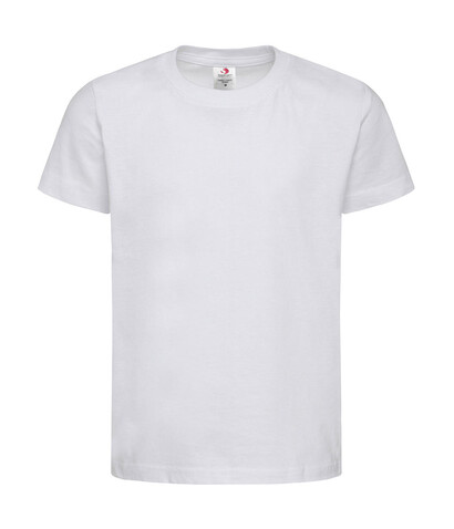 Stedman Classic-T Organic Kids, White, XS (110-116) bedrucken, Art.-Nr. 119050002