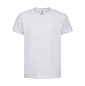 Stedman Classic-T Organic Kids, White, XS (110-116) bedrucken, Art.-Nr. 119050002