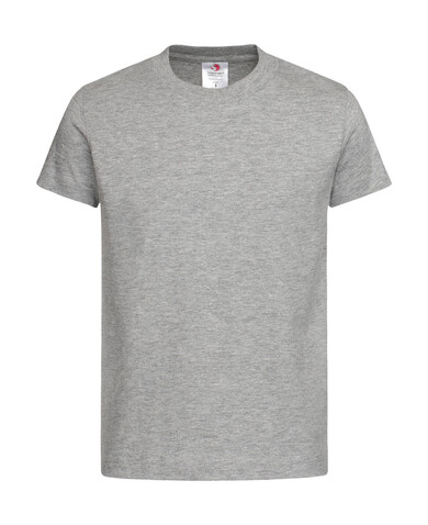 Stedman Classic-T Organic Kids, Grey Heather, XS (110-116) bedrucken, Art.-Nr. 119051232