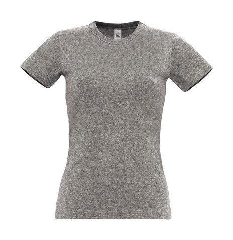 B &amp; C Exact 190/women T-Shirt, Sport Grey, S bedrucken, Art.-Nr. 119421253