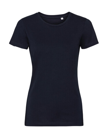 Russell Europe Ladies´ Pure Organic Tee, French Navy, XL bedrucken, Art.-Nr. 120002016