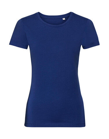 Russell Europe Ladies´ Pure Organic Tee, Bright Royal, L bedrucken, Art.-Nr. 120003065