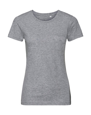 Russell Europe Ladies´ Pure Organic Tee, Light Oxford, XL bedrucken, Art.-Nr. 120007196