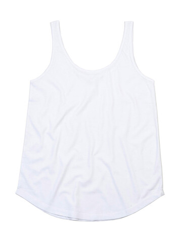 Mantis Ladies` Loose Fit Vest, White, XL bedrucken, Art.-Nr. 121480006