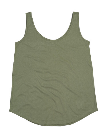 Mantis Ladies` Loose Fit Vest, Soft Olive, M bedrucken, Art.-Nr. 121485344