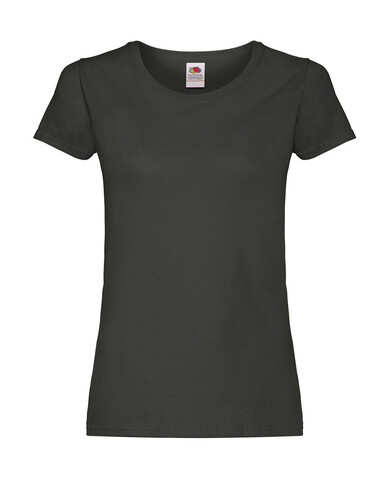 Fruit of the Loom Ladies` Original T, Light Graphite, XL bedrucken, Art.-Nr. 124011356