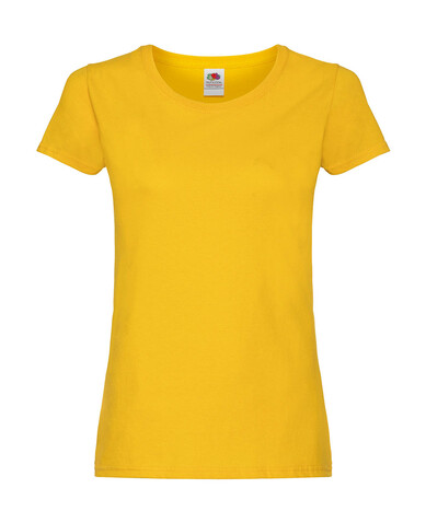Fruit of the Loom Ladies` Original T, Sunflower, XL bedrucken, Art.-Nr. 124016016