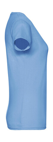 Fruit of the Loom Ladies` Original T, Sky Blue, XL bedrucken, Art.-Nr. 124013206