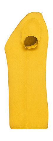 Fruit of the Loom Ladies` Valueweight V-Neck T, Sunflower, XS bedrucken, Art.-Nr. 129016012