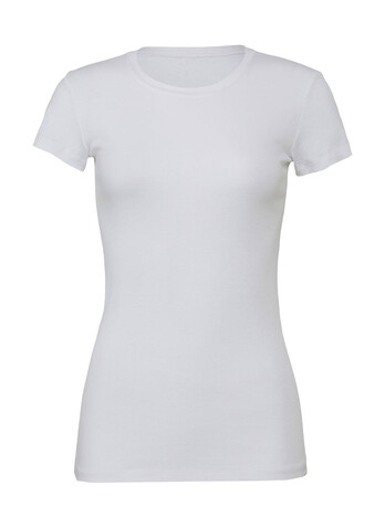Bella Women`s Slim Fit Tee, White, M bedrucken, Art.-Nr. 147060004 Bella Women`s Slim Fit Tee, White, M bedrucken, Art.-Nr. 147060004