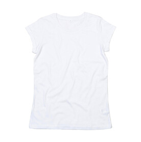 Mantis Women`s Organic Roll Sleeve T, White, S bedrucken, Art.-Nr. 148480003