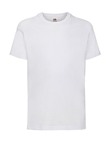 Fruit of the Loom Kids Valueweight T, White, 140 (9-11) bedrucken, Art.-Nr. 158010006