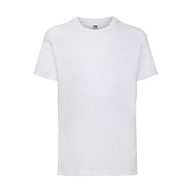 Fruit of the Loom Kids Valueweight T, White, 104 (3-4) bedrucken, Art.-Nr. 158010003