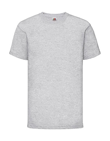 Fruit of the Loom Kids Valueweight T, Heather Grey, 128 (7-8) bedrucken, Art.-Nr. 158011235
