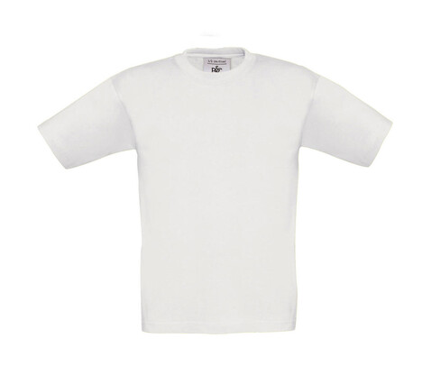 B &amp; C Exact 150/kids T-Shirt, White, 1/2 (86-92) bedrucken, Art.-Nr. 158420002
