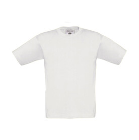 B &amp;amp; C Exact 150/kids T-Shirt, White, 1/2 (86-92) bedrucken, Art.-Nr. 158420002