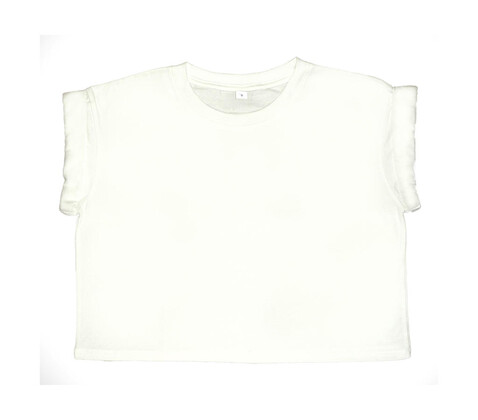 Mantis Women`s Organic Crop T, White, S bedrucken, Art.-Nr. 163480003