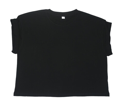 Mantis Women`s Organic Crop T, Black, XL bedrucken, Art.-Nr. 163481016