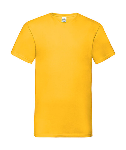 Fruit of the Loom Valueweight V-Neck-Tee, Sunflower, 2XL bedrucken, Art.-Nr. 164016017