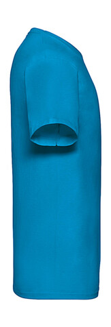 Fruit of the Loom Valueweight V-Neck-Tee, Azure Blue, L bedrucken, Art.-Nr. 164013105