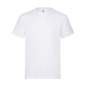 Fruit of the Loom Heavy Cotton T, White, S bedrucken, Art.-Nr. 180010003