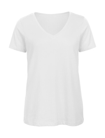 B &amp; C Organic Inspire V T /women, White, 2XL bedrucken, Art.-Nr. 182420007