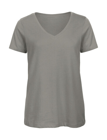 B &amp; C Organic Inspire V T /women, Light Grey, 2XL bedrucken, Art.-Nr. 182421277